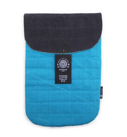 Funda acolchada para portátil - Terrific Turquoise - 14 oz