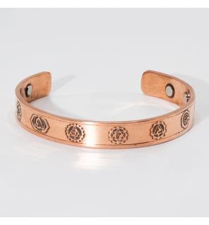 Pulseras Masculinas de Cobre Macizo con Imanes (surtidas)