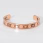 Pulseras Masculinas de Cobre Macizo con Imanes (surtidas)