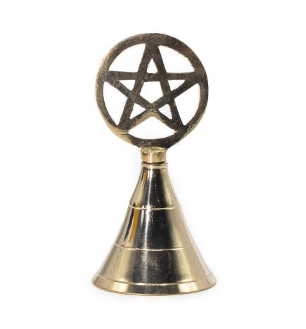 Campana de latón de altar - Pentagrama