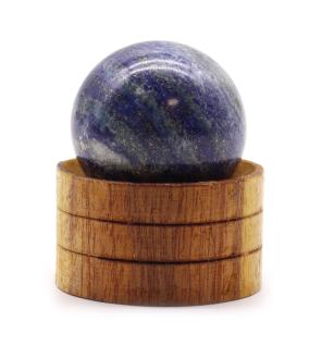 Esfera de cristal de 40 mm - Lapislázuli afgano con soporte