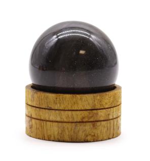 Esfera de cristal de ágata oceánica de 50 mm con soporte