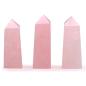 Obeliscos de Gemas aprox. 5 cm – Cuarzo Rosa
