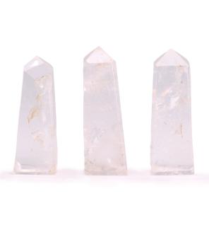 Obeliscos de Gemas aprox. 5 cm – Cuarzo Transparente