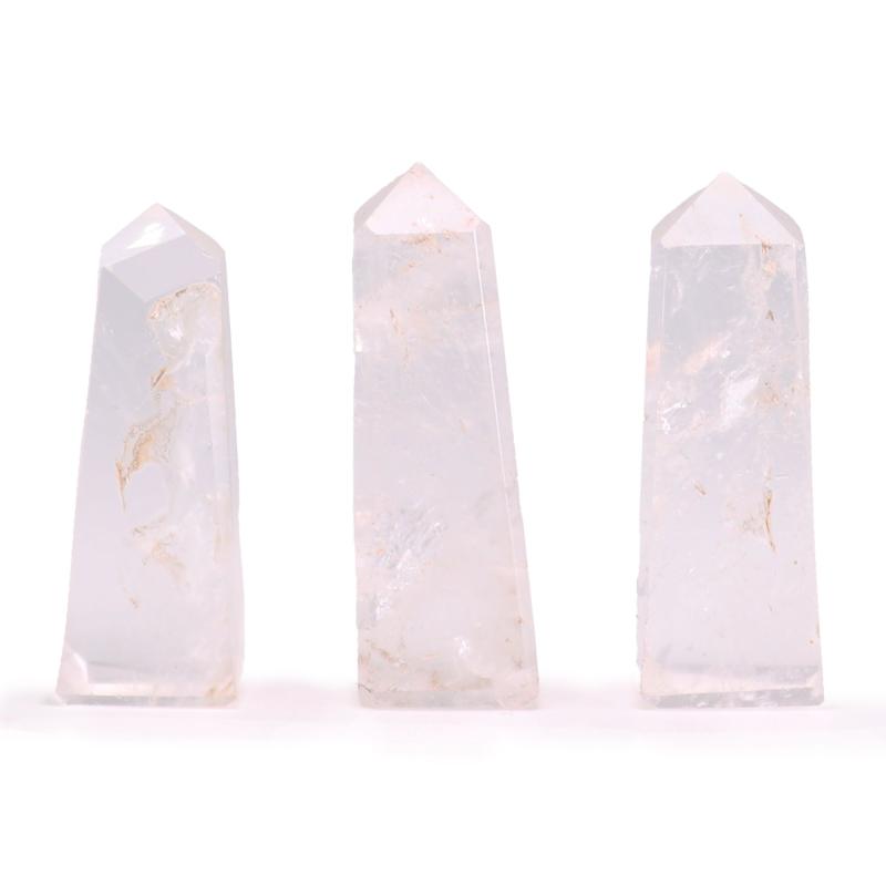 Obeliscos de Gemas aprox. 5 cm – Cuarzo Transparente