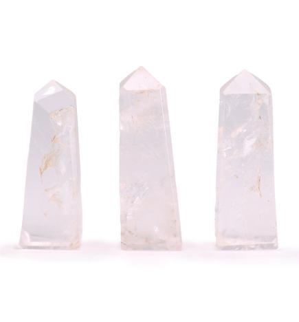 Obeliscos de Gemas aprox. 5 cm – Cuarzo Transparente