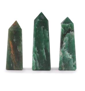 Obeliscos de Gemas aprox. 5 cm - Jade Indio