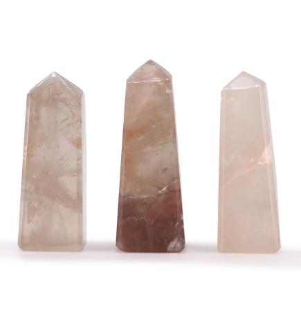 Obeliscos de Gemas aprox. 5 cm - Cuarzo ahumado