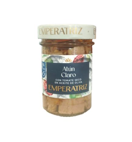 Atun claro MSC con tomate seco en aceite oliva 212ml Emperatriz