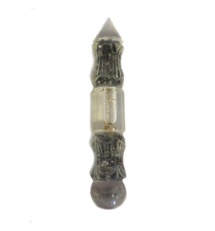 Orgonite-Agua- 14 cm tallada con Cobre y Gemas