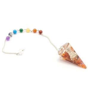 Péndulo del Chakra del Poder de Orgonita - Buda