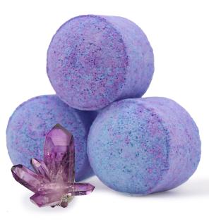 Caja de 1,3 kg de Mini Bombitas Relajantes – Amethyst Creed