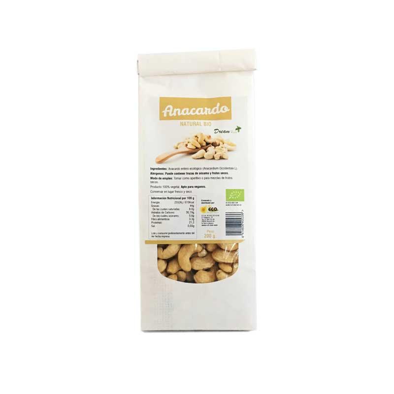 Anacardos crudos Bio 200g Dream Foods