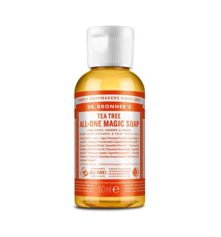 Jabon liquido arbol del te bio 60ml Dr. Bronner's