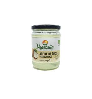 Aceite de Coco Desodorizado Bio 400g Vegetalia