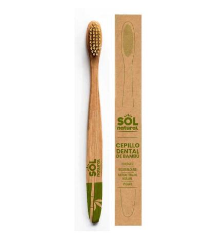 Cepillo de Bambu Adulto Sol Natural