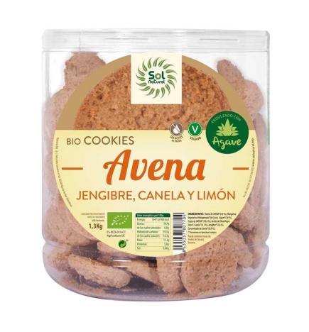 Galletas Granel Avena Jengibre Limon Bio 1.3Kg Sol Natural