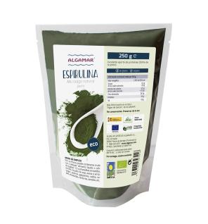 Espirulina Polvo bio 250g Algamar