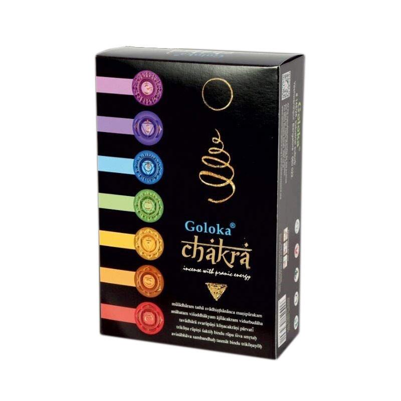 Incienso Goloka Chakra 12x15g Nag Champa