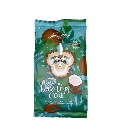 Chips de coco con cacao Bio 30g Anaconda