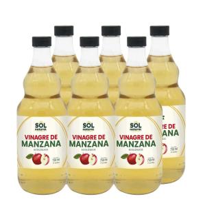 Vinagre de manzana Bio 6x750ml Sol Natural