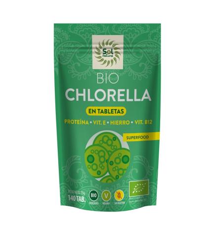 Chlorella Bio 140 tabletas Sol Natural