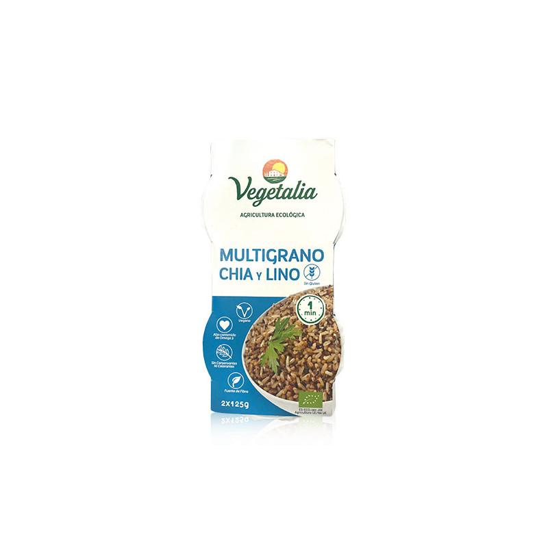 Multigrano Chia y Lino Bio 2x125 g Vegetalia