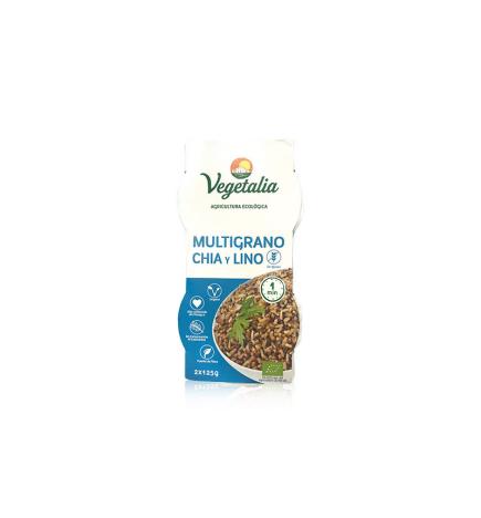 Multigrano Chia y Lino Bio 2x125 g Vegetalia