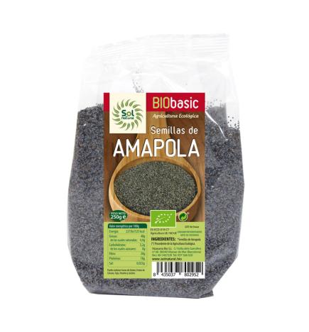 Semillas de amapola bio 250g Sol Natural