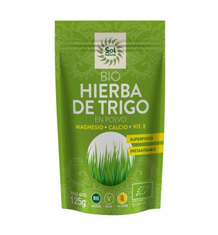 Hierba de trigo en polvo Bio 125g Sol Natural