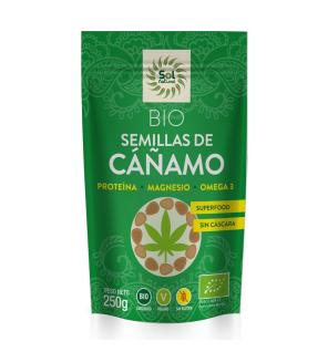 Semillas de cañamo Bio 250g Sol Natural