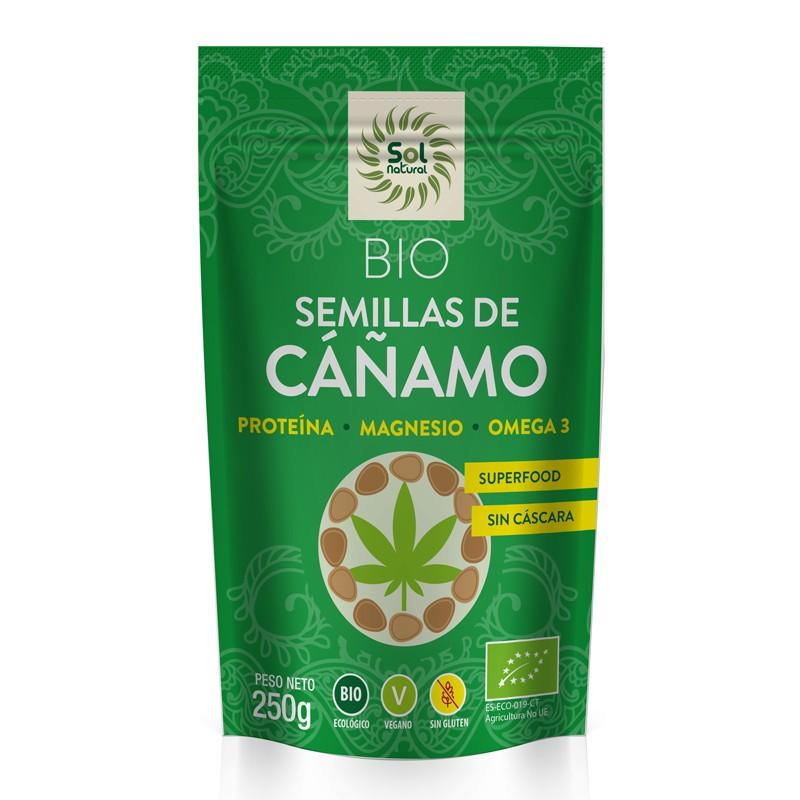 Semillas de cañamo Bio 250g Sol Natural