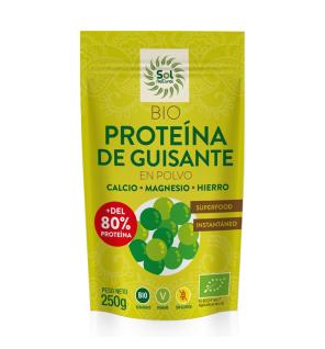 Proteina de guisante en polvo Bio 250g Sol Natural