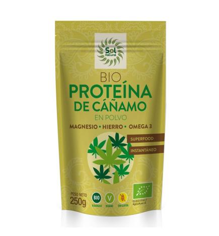 Proteina de cañamo en polvo Bio 250g Sol Natural