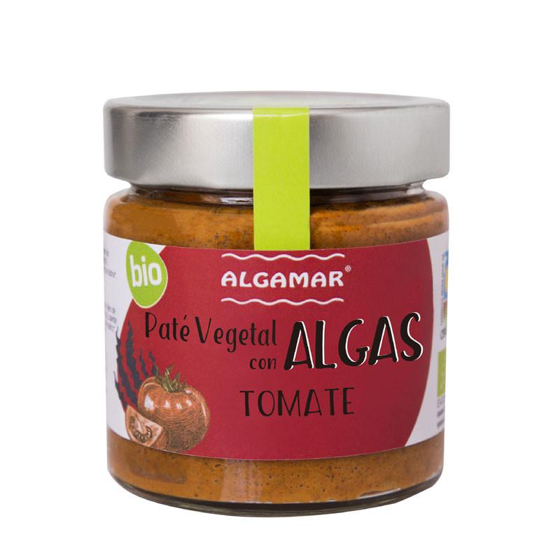 Pate vegetal con algas y tomate Bio 180g Algamar