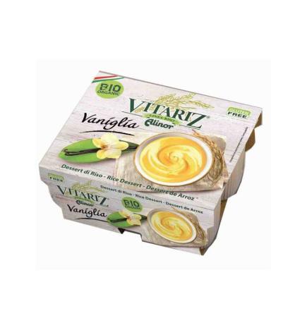 Postre de arroz vainilla Bio 4x100g Vitariz