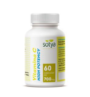 Vitamina C High potency 700mg 60 capsulas Sotya