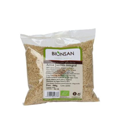 Arroz Jazmin Integral Bio 500g Bionsan