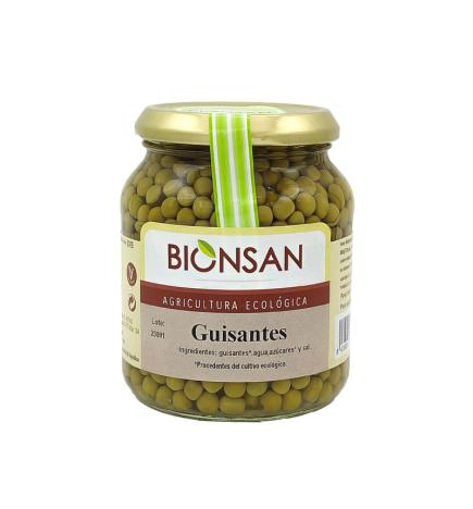 Guisantes bio tarro 320g Bionsan