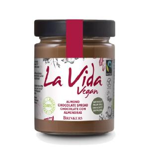 Crema de chocolate con almendras Bio 270g La Vida Vegan