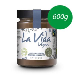 Crema de chocolate vegana Bio 600g La Vida Vegan