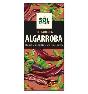 Tableta de algarroba Bio 70g Sol Natural