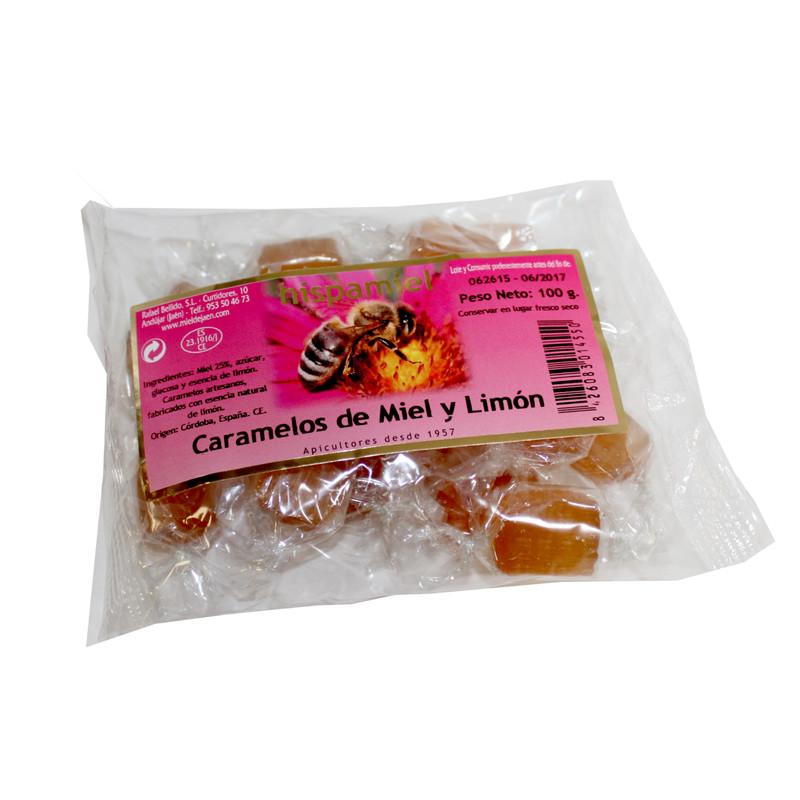 Caramelos Miel y Limon 100g Hispamiel