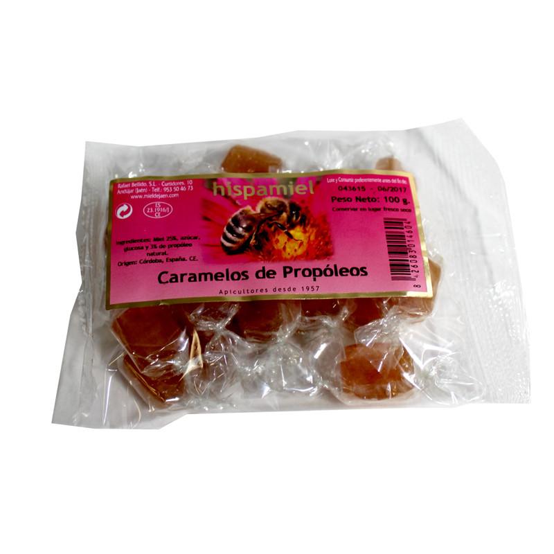 Caramelos Miel y Propoleo 100g Hispamiel