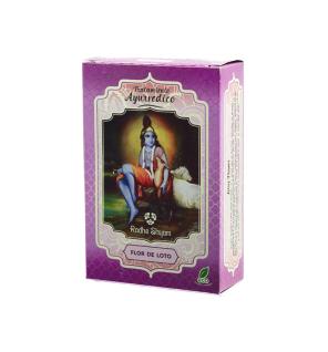 Flores de Loto tratamiento capilar natural 100g Radhe Shyam