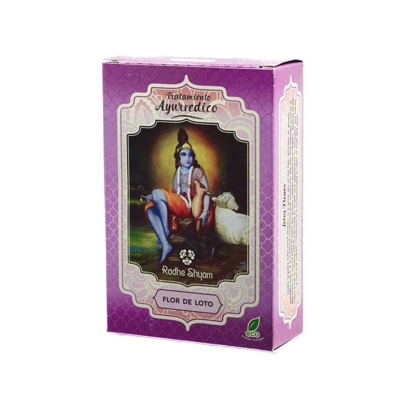 Flores de Loto tratamiento capilar natural 100g Radhe Shyam