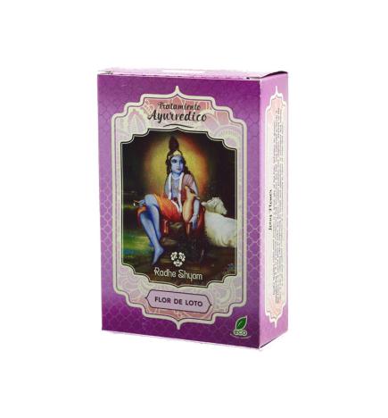 Flores de Loto tratamiento capilar natural 100g Radhe Shyam