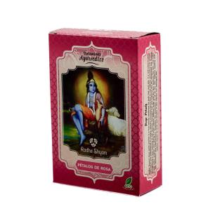 Petalos de Rosa tratamiento capilar natural 100g Radhe Shyam