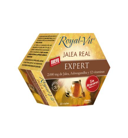 Jalea real Expert sin azucar 20 viales 2000mg Dietisa