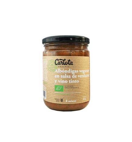 Albondigas veganas en salsa de verduras Bio 425g Carlota Organic